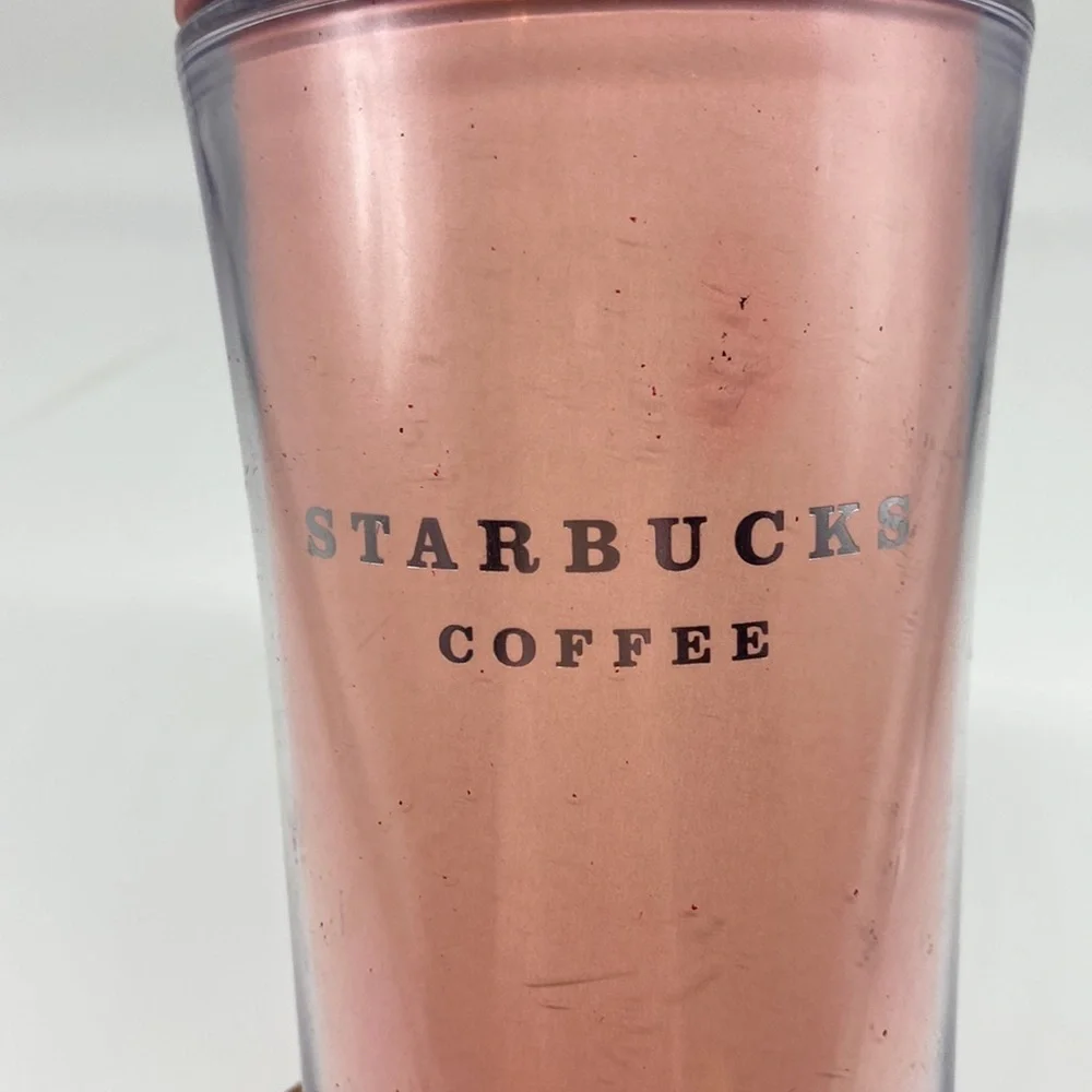 Starbucks 2007‎ Pink Travel Coffee Mug Tumbler 16 Oz Fl